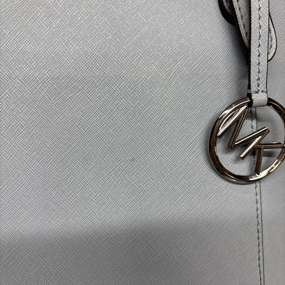 Michael Kors Blue Leather Travel Tote